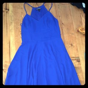Blue swing dress